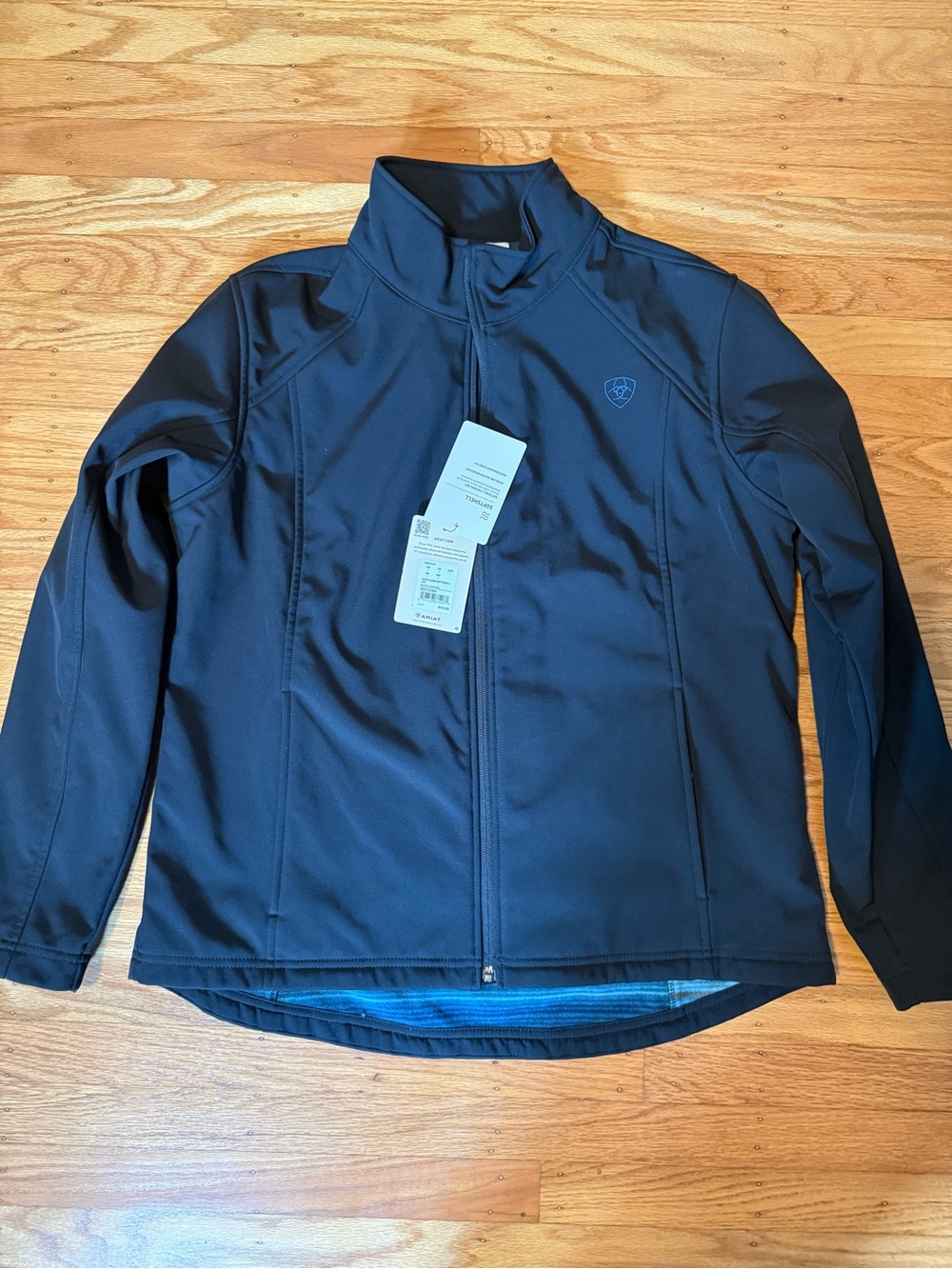 Ariat Black Softshell Jacket with Subtle Logo